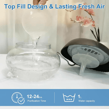 Air Purifier & Essential Oil Diffuser with LED Light - InspiredGrabs.com